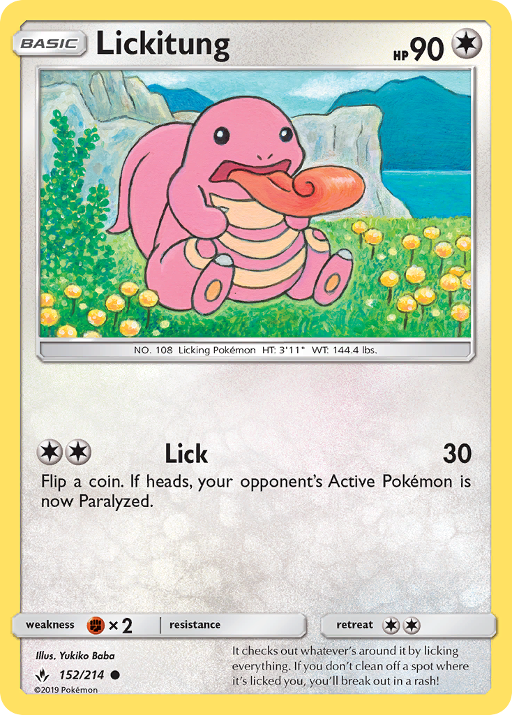 Unbroken Bonds Lickitung #152/214